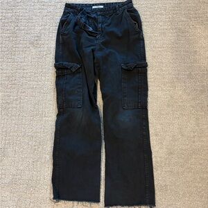 Stradivarius Gray Fabric with Cream Strap